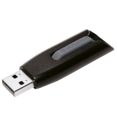 USB-Stick Store'n'Go V3 49189, grau, USB 3.0, 128 GB