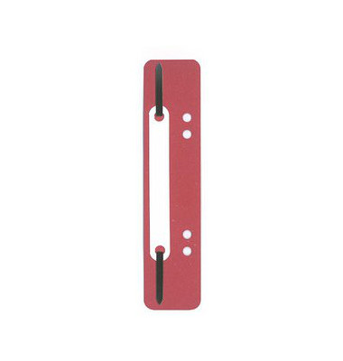 Heftstreifen kurz 441-200-0313, 34x150mm, RC-Karton mit Papierdeckleiste, rot