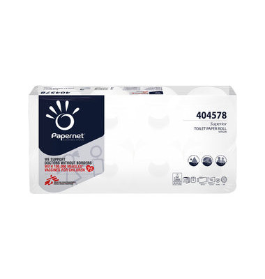Toilettenpapier 404578, 4-lagig, hochweiß, Toilettenpapier 404578, 4-lagig, hochweiß,