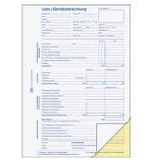 Lohnabrechnung A4 SD 2x40Blatt 29,7x21x0,68