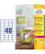 Folienetiketten Wetterfeste Folien-Etiketten, Laser L4778REV-20, wei&szlig;, 45,7x21,2mm (BxH), rechteckig