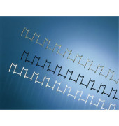 Drahtbinder&uuml;cken IB165184, US-Teilung, 21 Ringe auf A4, wei&szlig;, 8mm