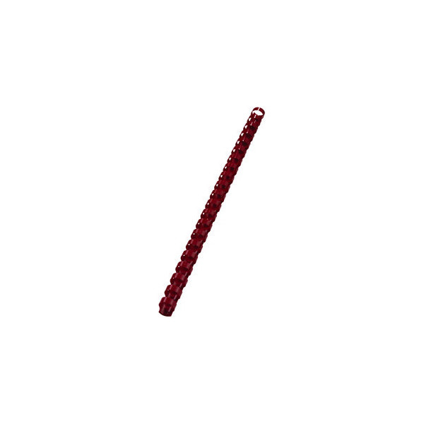 0033816097346 - Plastikbinderücken CombBind 4028217 rot US-Teilung 21 Ringe auf A4 12mm 0033816097346 4028217 100 Stück