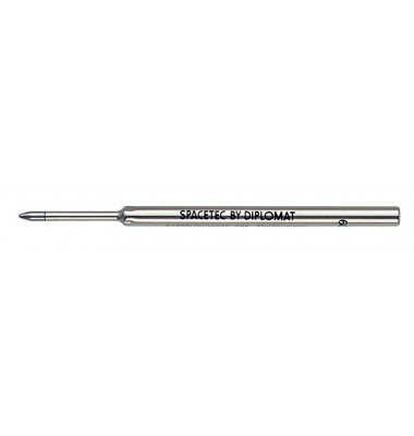 Kugelschreibermine Spacetec Gasdruck-Gro&szlig;raummine D10353365, schwarz, 0,5mm, Gro&szlig;raummine