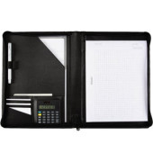 Konferenzmappe CATANA A4 schwarz 31,5x26x2cm Nappaled