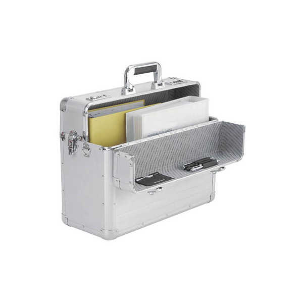 4021068451197 - ALUMAXX Pilotenkoffer Pilotenkoffer BETHA bis 432 cm (17 Zoll) glattes Aluminium silber