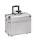 Pilotenkoffer Trolley Omega silber 45122