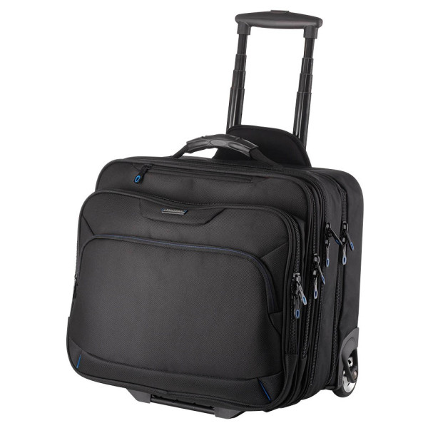 4021068461028 - Jüscha - Business-Trolley Nylon BxTxH 420x290x380 mm 4 Reißverschlussfächer schwarz