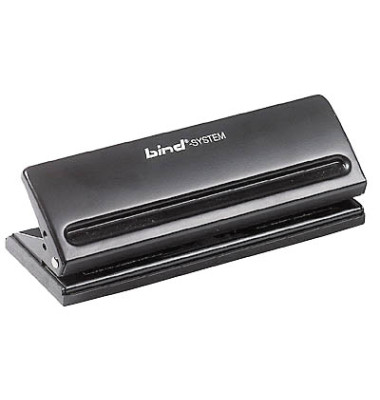 Zeitplaner-Locher Bind T 6001, schwarz, bis 8 Blatt 8 Blatt