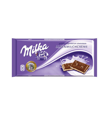 Schokolade Alpenmilchcreme Tafel 100g