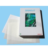 Kopierfolie SLM A4, A4, für S/W-Laserdrucker, S/W-Kopierer, 0,05mm, selbstklebend, reißfest, transparent matt