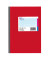 Geschäftsbuch 86-16272 rot A6 kariert 70g 96 Blatt 192 Seiten