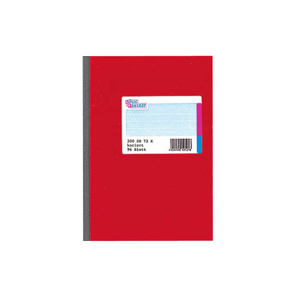 4014149111295 - Geschäftsbuch 86-16272 rot A6 kariert 70g 96 Blatt   192 Seiten 4014149111295 König und Ebhardt