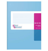 Geschäftsbuch 86-16110 blau A6 liniert 70g 32 Blatt 64 Seiten