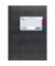 Gesch&auml;ftsbuch 86-15222, grau, A5, kariert, 80g, 96 Blatt / 192 Seiten