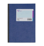Geschäftsbuch 86-15172, blau, A5, liniert, 70g, 96 Blatt / 192 Seiten