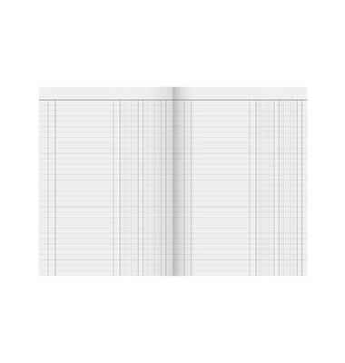 Spaltenbuch 86-15511, A5, 40 Blatt / 80 Seiten, mit fester Kopfleiste, 1 Spalte &uuml;ber 1 Seite