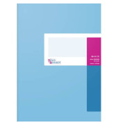 Geschäftsbuch 86-14211 blau A4 kariert 70g 40 Blatt 80 Seiten