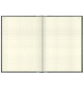 Geschäftsbuch 86-14223 grau A4 kariert 80g 144 Blatt 288 Seiten paginiert
