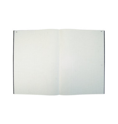 Geschäftsbuch 86-14224 grau A4 kariert 80g 192 Blatt 384 Seiten paginiert