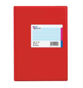 Geschäftsbuch 86-14252, rot, A4, kariert, 80g, 96 Blatt / 192 Seiten