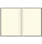 Geschäftsbuch 86-14125, grau, A4, liniert, 80g, 240 Blatt / 480 Seiten