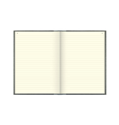 Geschäftsbuch 86-14125 grau A4 liniert 80g 240 Blatt 480 Seiten