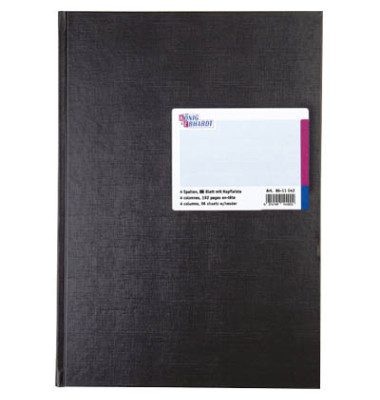 Spaltenbuch 86-11042, A4, 96 Blatt / 192 Seiten, mit fester Kopfleiste, 4 Spalten &uuml;ber 1 Seite, paginiert