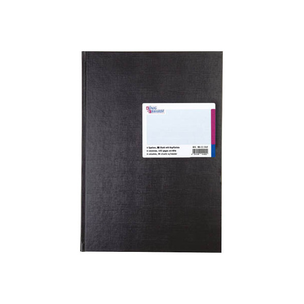 4014149144002 - Spaltenbuch 86-11042 A4 96 Blatt   192 Seiten mit fester Kopfleiste 4 Spalten über 1 Seite paginiert 4014149144002 König un