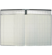 Spaltenbuch 86-11632, A4, 96 Blatt / 192 Seiten, mit fester Kopfleiste, 13 Spalten &uuml;ber 2 Seiten, paginiert