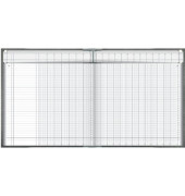 Spaltenbuch 86-11702, 277x297mm, 96 Blatt / 192 Seiten, mit fester Kopfleiste, 20 Spalten &uuml;ber 2 Seiten, paginiert