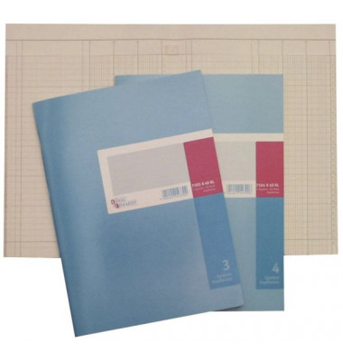 Spaltenbuch 4 Spalten blau A4 40 Bl