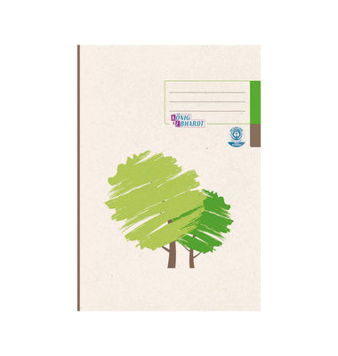 Geschäftsbuch 86-14292 grün/weiß Recycling A4 kariert 70g 96 Blatt 192 Seiten