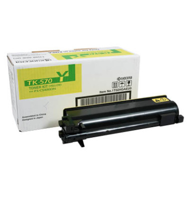 Toner 1T02HGAEU0 (TK-570Y), gelb, ca. 12000 Seiten