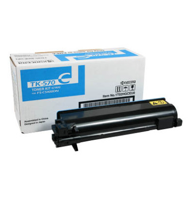 Toner 1T02HGCEU0 (TK-570C), cyan, ca. 12000 Seiten