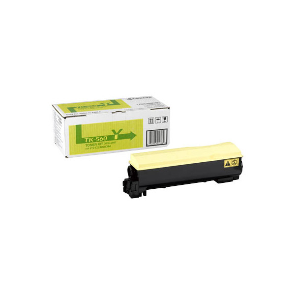 0632983010969 - Original TK-560Y Toner gelb 10000 Seiten (1T02HNAEU0) für ECOSYS P6030cdn FS-C5300DN C5350DN