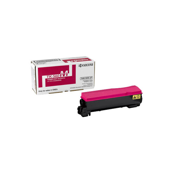0632983011027 - Original TK-560M Toner magenta 10000 Seiten (1T02HNBEU0) für ECOSYS P6030cdn FS-C5300DN C5350DN
