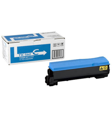 Toner 1T02HNCEU0 (TK-560C), cyan, ca. 10000 Seiten