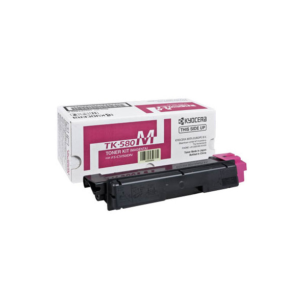 0632983017340 - Original TK-580M Toner magenta 2800 Seiten (1T02KTBNL0) für ECOSYS P6021cdn FS-C5150DN