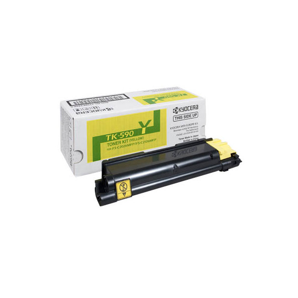 0632983017456 - FS-C2026MFP(+) C2126MFP(+) C2526MFP C2626MFP Original TK-590Y Toner - gelb (1T02KVANL0)