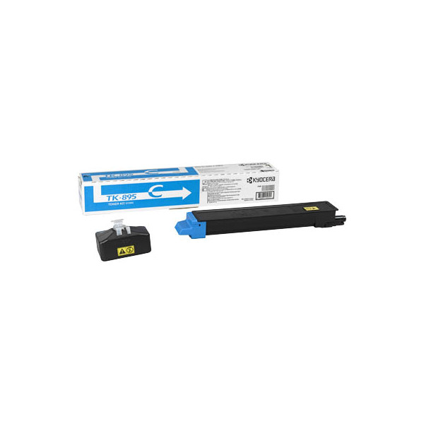 0632983019122 - Original TK-895C Toner cyan 6000 Seiten (1T02K0CNL0) für FS-C8020MFP C8025MFP C8520MFP C8525MFP