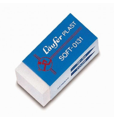 Radierer Plast Soft 41x19x12mm Kunst.