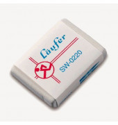 Radierer f. Blei-/Farbstifte wei&szlig; 48x36x10mm Kautsch.