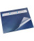 Schreibunterlage Durella DS 44655 mit Kalenderstreifen blau 65x52cm Kunststoff
