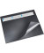 Schreibunterlage Durella DS 44656 mit Kalenderstreifen schwarz 65x52cm Kunststoff
