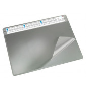 Schreibunterlage Durella Soft 47653 mit Kalenderstreifen grau 65x50cm Kunststoff