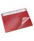 Schreibunterlage Durella mit Sichtfolie rot 50 x 65cm Kunststoff