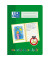 Geschichtenheft 100050092, Lineatur 2G / Schreiblern-Lineatur, A4, 90g, grün, 16 Blatt / 32 Seiten