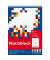 Notizblock 100302811, Musik, kariert, A7, 70g, rot, 40 Blatt