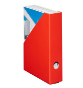 Stehsammler Color 100552128, A4, rot, Karton, 70mm